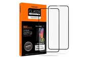 Mobil - Beskyttelsesglas - Spigen Glass FC 2 Pack - black - iPhone 11 Pro/XS/X - 057GL23120
