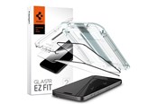 Mobil - Beskyttelsesglas - Spigen Glass tR EZ Fit 2 Pack - FC Black - iPhone 15 Pro Max - AGL06873