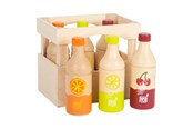 Figur - Small Foot - Wooden Crate with Bottles 7 pcs. - 11739