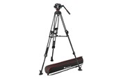 Stativ - Manfrotto Video Tripod Kit 504X + 645 Fast Twin Aluminium - MVK504XTWINFA