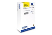 Blæk, Toner & Forbrugsstoffer - Epson T7554 - XL size - yellow - original - ink cartridge - C13T75544N
