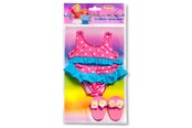Dukker & Tilbehør - Heless Doll Bikini with Slippers 28-35 cm - 187