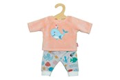 Dukke, bamse og udstyr - Heless Dolls Fluffy Pajama Pink Whale 28-35 cm - 1285
