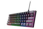 Tastatur - Trust GXT867 ACIRA 60% - Gaming Tastatur - Nordisk - Sort - 25452