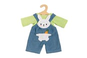 Dukker & Tilbehør - Heless Doll Dungarees with Striped Shirt Bunny Lou 28-35 - 1316