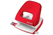 Skrivebordstilbehør - Leitz Hulapparat 5008 NeXXt WOW, 2-huls 30 ark Rød - 50081026