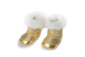 Dukker & Tilbehør - Heless Doll shoes Gold 38-45 cm - 840