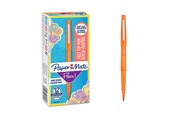 Skrive- og Tegneværktøjer - Paper Mate Flair Filtpenne | Mellempunkt (0,7 mm) | Orange | 12 Stk - S0971620