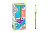 Skrive- og Tegneværktøjer - Paper Mate Flair Filtpenne | Mellempunkt (0,7 mm) | Kalk | 12 Stk - S0971650
