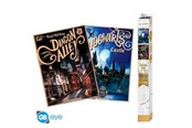 Merchandise - ABYstyle - HARRY POTTER Set 2 Chibi Posters Retro Hogwarts & Diagon Alley - Plakat - ABYDCO732