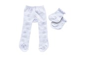 Dukker & Tilbehør - Heless Doll Tights with Socks - Snowflakes 28-35 cm - 4781