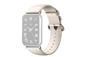 Smartwatch - Tilbehør - Xiaomi Smart Band 9 Pro/8 Pro Leather Quick Release Strap - Cream White - BHR8015GL