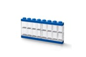 Børneværelse - LEGO MINIFIGURE DISPLAY CASE 16 (8 KNOB) BLUE - 40660005