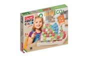 Babylegetøj - Quercetti PlayEco+ Peg Mosaic FantaColor Junior (58 pcs) - QU-84190