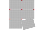 Babylegetøj - Quercetti Boards for peg mosaics - 10 pieces includes conne - QU-2441