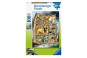 Puslespil - Ravensburger Animal Menagerie 100p - 12000862
