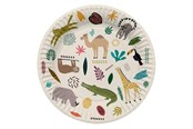 Legetøj - Folat BV Plates Zoo Party 8pcs. - 61929