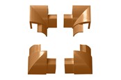 Kabel Organisering - D-LINE Splitter Contact Square Circular 4 parts (oak) - IBEBAP22QSP