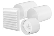 Ventilation - Fresh Ydervægskit Intellivent YVG Ø125 mm - 197245