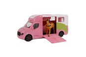 Legetøjsbil - Kids Globe Die-cast Horse Truck Light and Sound 1:32 - 510212