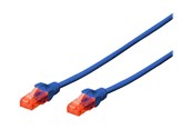 Netværkskabel - DIGITUS Professional patch cable - 50 cm - blue - Blå - 0.5m - DK-1612-005/B
