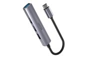 USB hub - Unitek - hub - 4-in-1 USB C - 4 ports USB hub - 4 ports - Grå - 20864941595