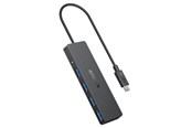 USB hub - Anker USB-C Data Hub (4-in-1 5Gbps) - Black USB hub - USB 3.1 - 4 ports - Sort - A8309G11