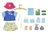 Dukker & Tilbehør - Baby Born Bamse Fiskeoutfit - 835982