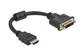 Skærmkabel - DeLOCK adapter - HDMI / DVI - 20 cm - 65206