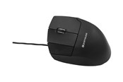 Mus - Contour Unimouse - mouse - USB-C - black - Left-handed - Mus - Optisk - 7 knapper - Sort - CDUMBK21002