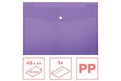 Arkivering & Opbevaring - Esselte Colour'Breeze A4 dokumentmappe PP, pakke med 3 Lavendel - 628490