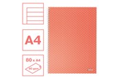 Blokke, Formularer & Notesbøger - Esselte Colour'Breeze A4 notesblok linjeret, spiralindbundet Koral - 628483