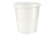 Skrivebordstilbehør - Esselte EuropostVivida papirkurv 14L hvid - 623945
