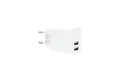 Mobil - Adaptere & Opladere - GEAR Charger 220V 2xUSB-A 3.4A White - 665129