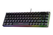 Tastatur - Deltaco GAMING DK240 Mini RGB Membrane Keyboard - Gaming Tastatur - Uden Numpad - Nordisk - Sort - GAM-158