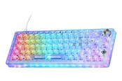 Tastatur - Deltaco GAM-160-T-CH keyboard - Gaming Tastatur - Transparent - GAM-160-T-CH