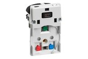 Lauritz Knudsen - LK FUGA stikkontakt 13A 2-pol med jord og 5V USB-C lader, uden afdækning - 506D0713