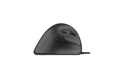 Mus - Deltaco Silent Wired Vertical Mouse 4 buttons 1000-1600 - Ergonomisk mus - 4 knapper - Sort - MS-814
