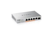 Switch - ZyXEL XMG-105HP 5-Port 2.5G PoE (70W) Unmanaged Switch with 10G Uplink SFP+ - XMG-105HP-EU0101F