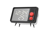 Boligindretning - MOB Speaker Alarm Clock with Light TV Retro Grey - TVC-80-GR1