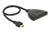 Skærm & Lyd switch - DeLOCK HDMI UHD Switch 3 x HDMI in > 1 x HDMI out 4K - 18600