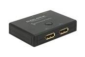 Skærm & Lyd switch - DeLOCK Displayport 2 - 1 Switch bidirectional 4K 60 Hz - 18750