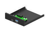 Systemtilbehør (kølepasta mv.) - Gembird - storage bay ports panel - FDI3-U3C-01