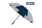 Fritid & Rejser - Falcone Reflective Umbrella - Automatic - Windproof - 120 cm - Marine Blue - GP-48-8048