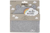 Baby Udstyr - Parsa Baby Babyhue med ører og skybroderi - grå - P00001998