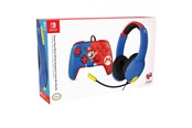Spil tilbehør - PDP Power Pose Mario Wired Headset & Controller Bundle - Wired Controller - Nintendo Switch - 0708056070298