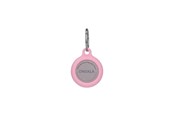 Mobil - Andet Tilbehør - ONSALA Airtag Holder Silicone Pink with Keyring - 664064