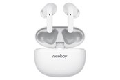 Hovedtelefoner/headset - Niceboy HIVE Pins 3 ANC - White - hive-pins-anc-3-w