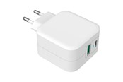 Mobil - Adaptere & Opladere - GreyLime 38W USB-C PD & USB-A QC charger - C38W2OPDQ