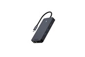 USB hub - RAPOO Multiport USB-C UCM-2005 10-i-1 USB-C-Adapter USB hub - 10 ports - Sort - 11413